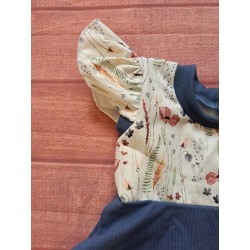 Robe Fleurs Bleue